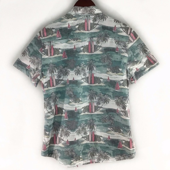 ❌SOLD❌ Men's Forever 21 Hawaiian Inside Out Shirt - Picture 3 of 5